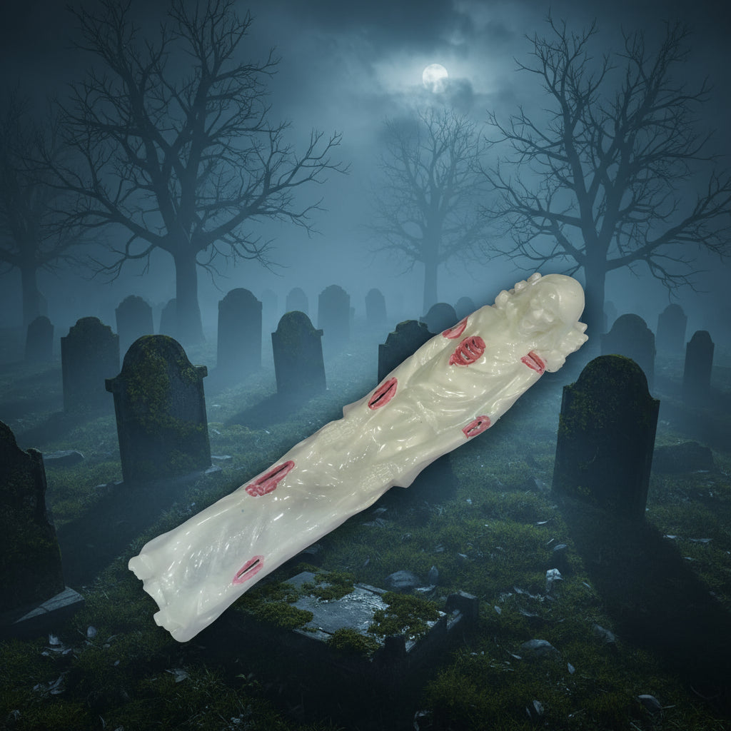 Skeleton incense holder - gothic home decor