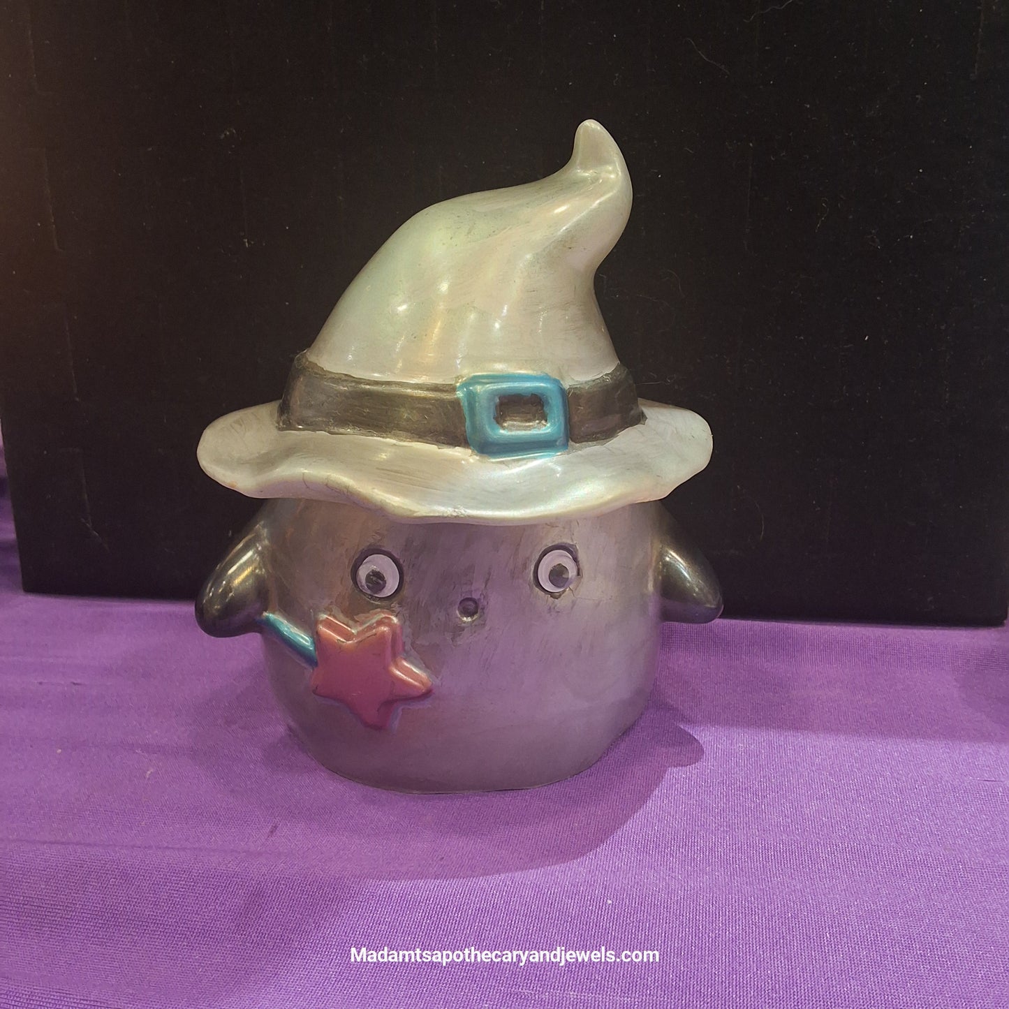Ghost trinket jar - mystical storage container