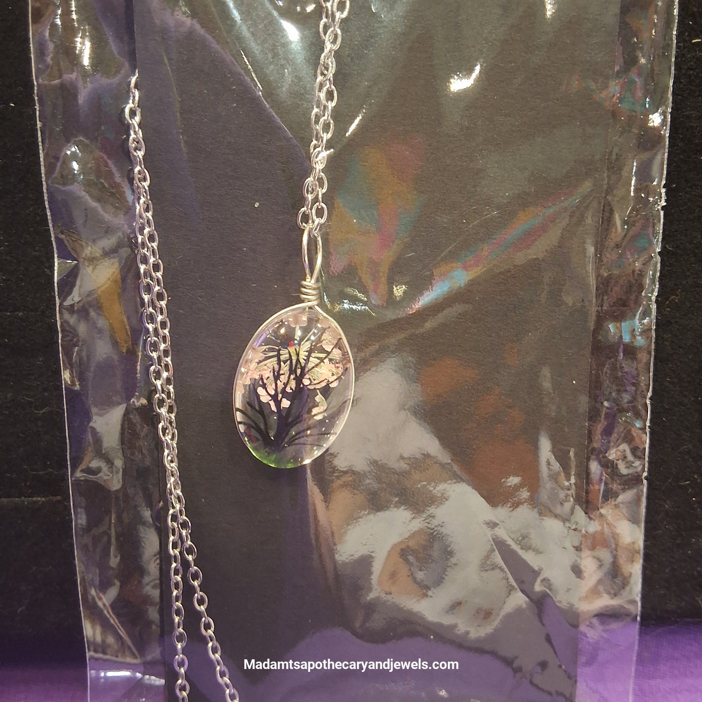 Tree of Life pendant close-up - nature-inspired jewelry