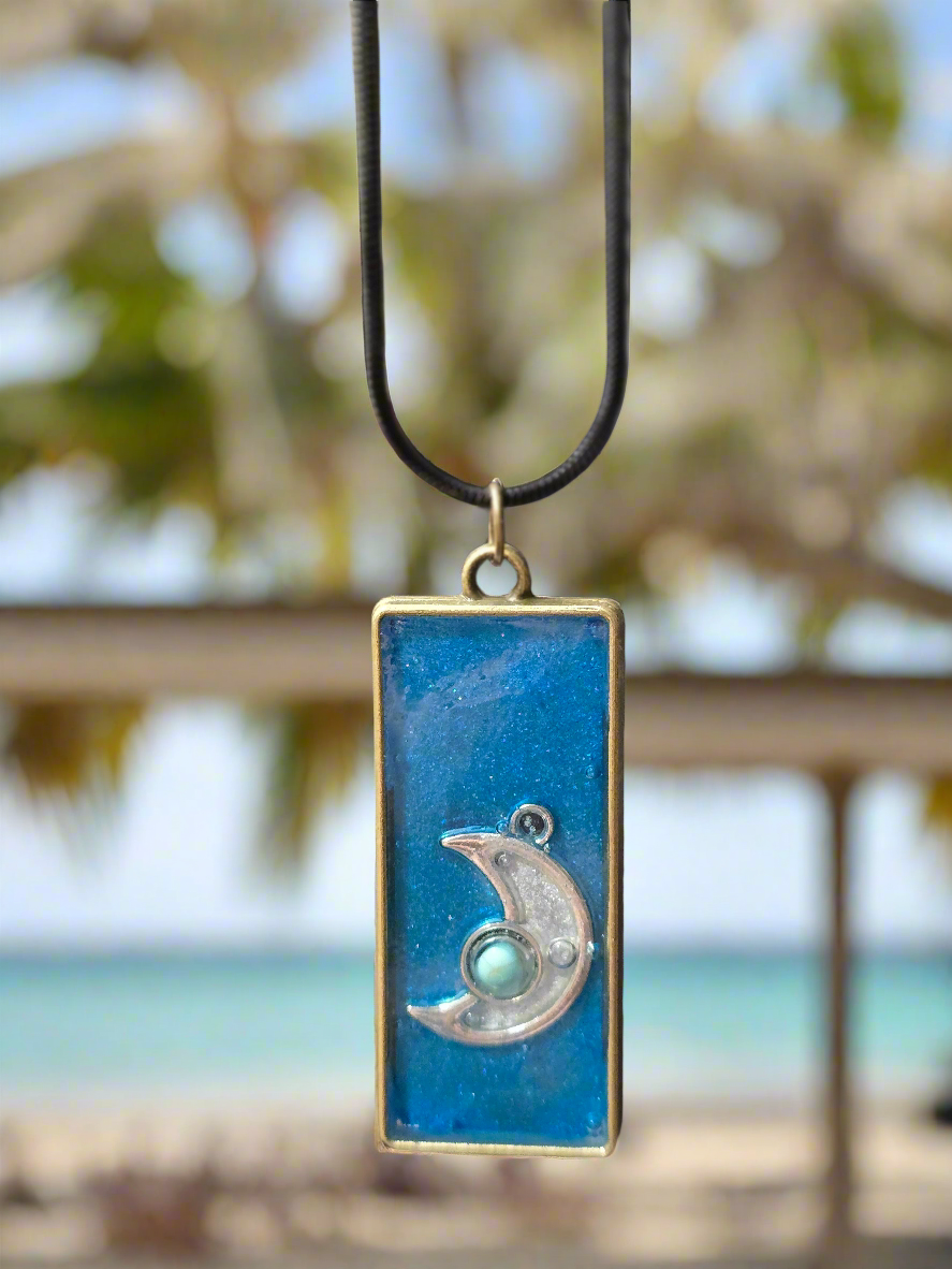 Stain Glass Pendant - decorative resin pendant