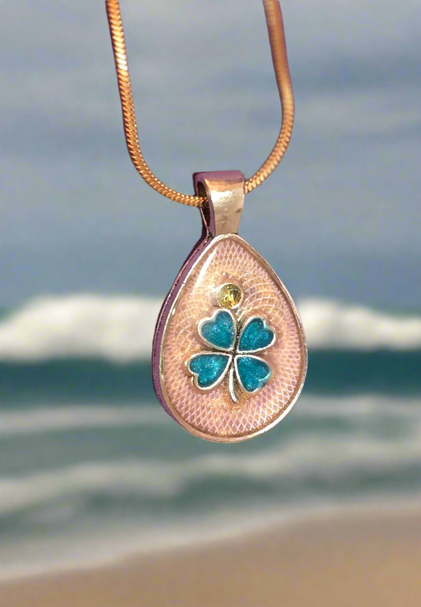 Stain Glass Pendant - vibrant pendant jewelry