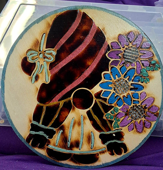 Decorative garden gnome - handmade indoor decor