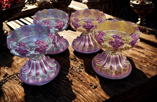 Resin art chalice - mystical ceremonial cup