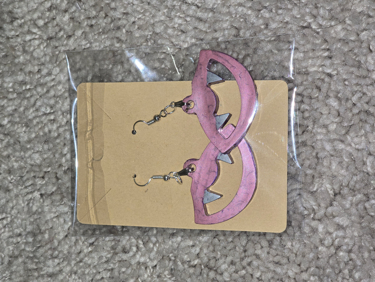 Fang Mouth earrings - vampire gothic jewelry