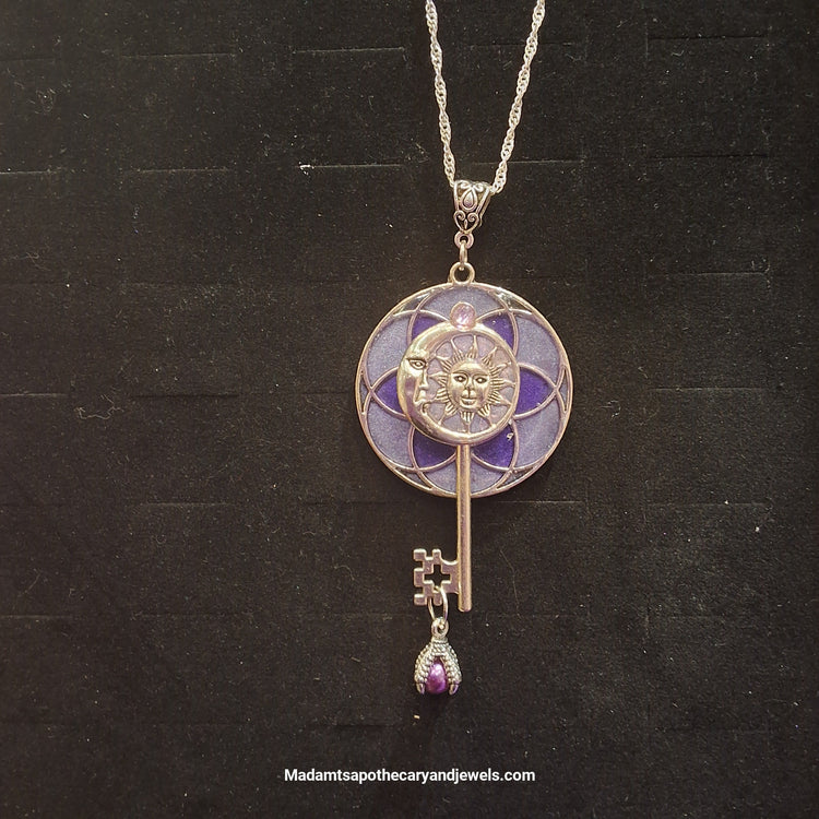 Handcrafted Pendants Collection - Gold Drop, Skeleton Key, Tree of Life & Zodiac Symbolic Jewelry at Madam T's Apothecary