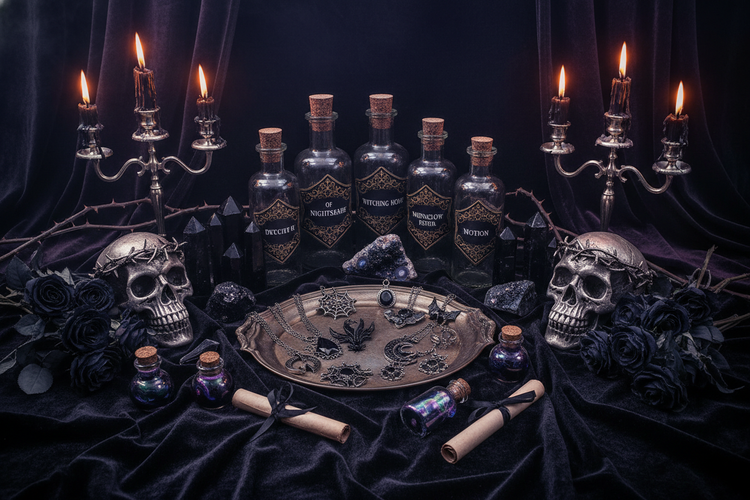 Gothic Home Decor Collection - Skeleton Ash Trays, Incense Holders & Alternative Witchy Accessories at Madam T's Apothecary