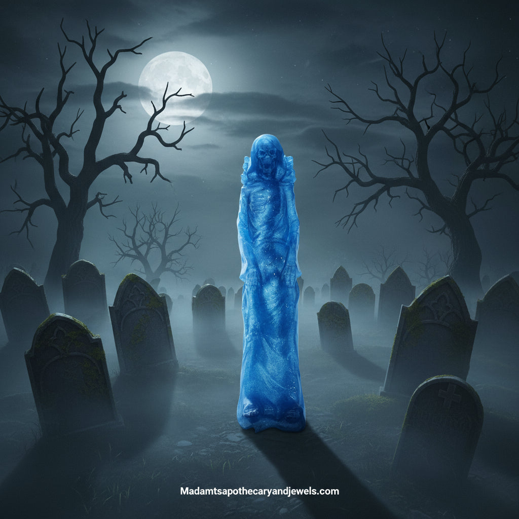 Skeleton incense holder - gothic home decor