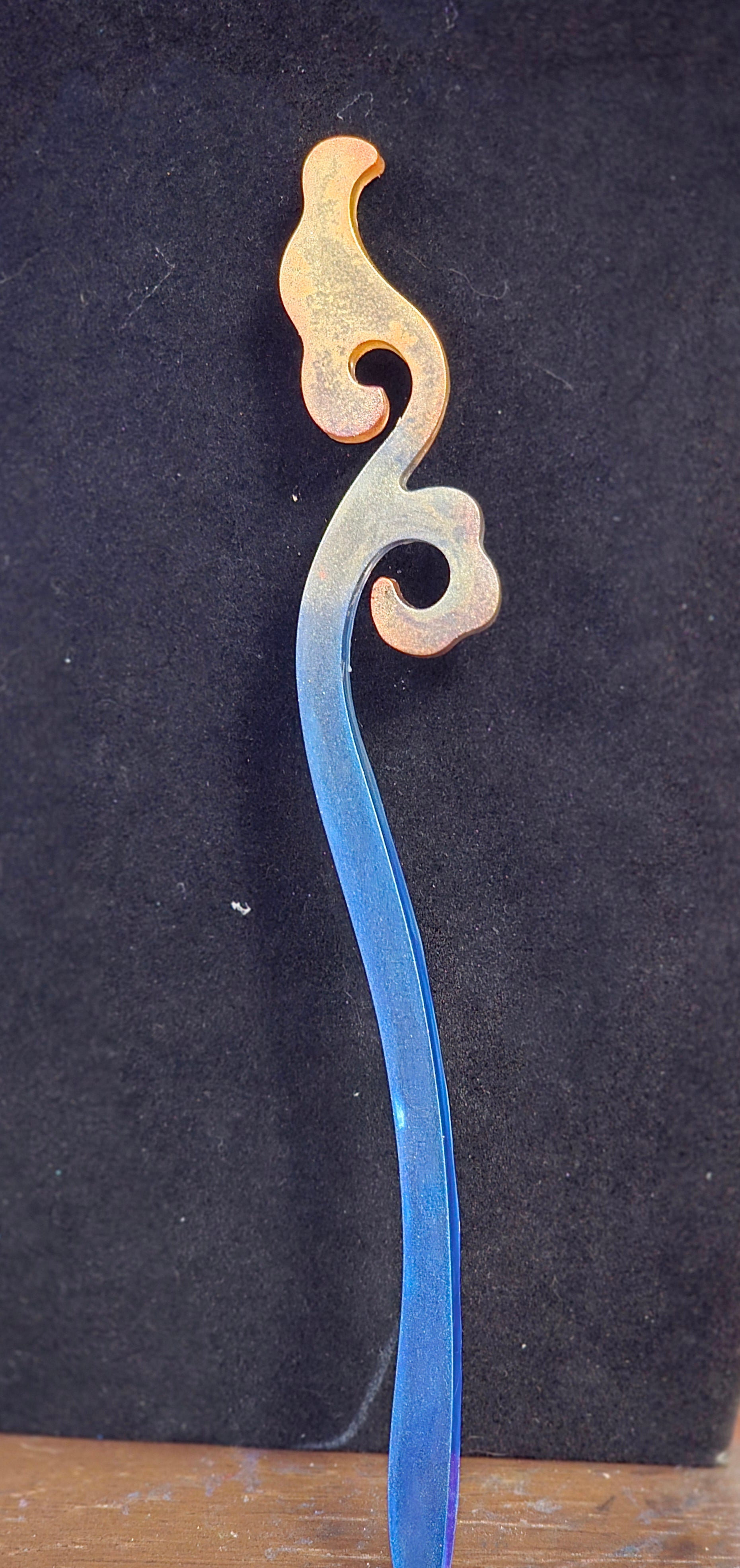 Handcrafted magic wand - resin art for witches