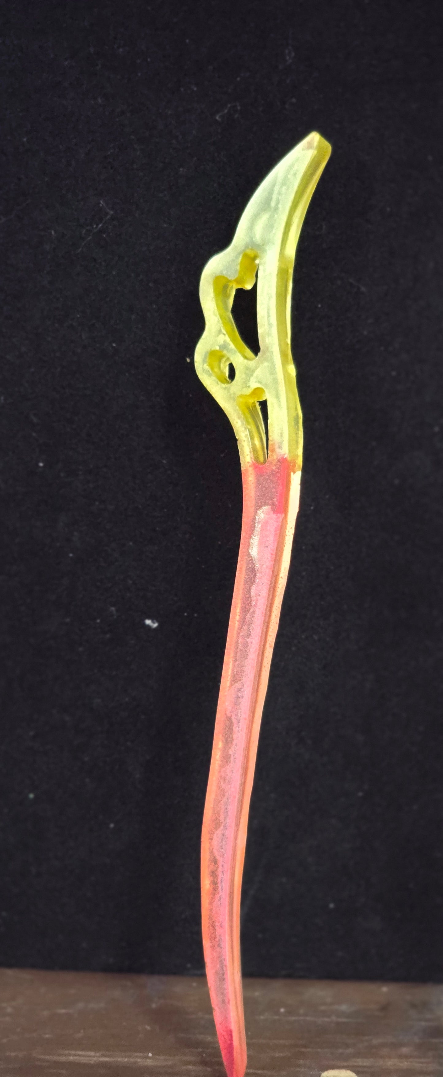 Resin art magic wand - mystical spiritual tool