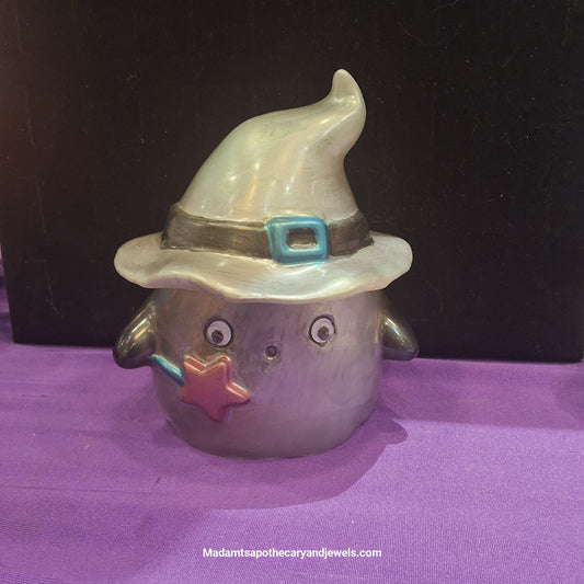 Ghost trinket jar - mystical storage container