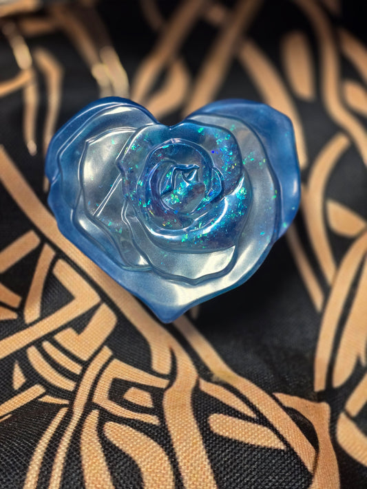 Heart shaped storage box - romantic keepsake container