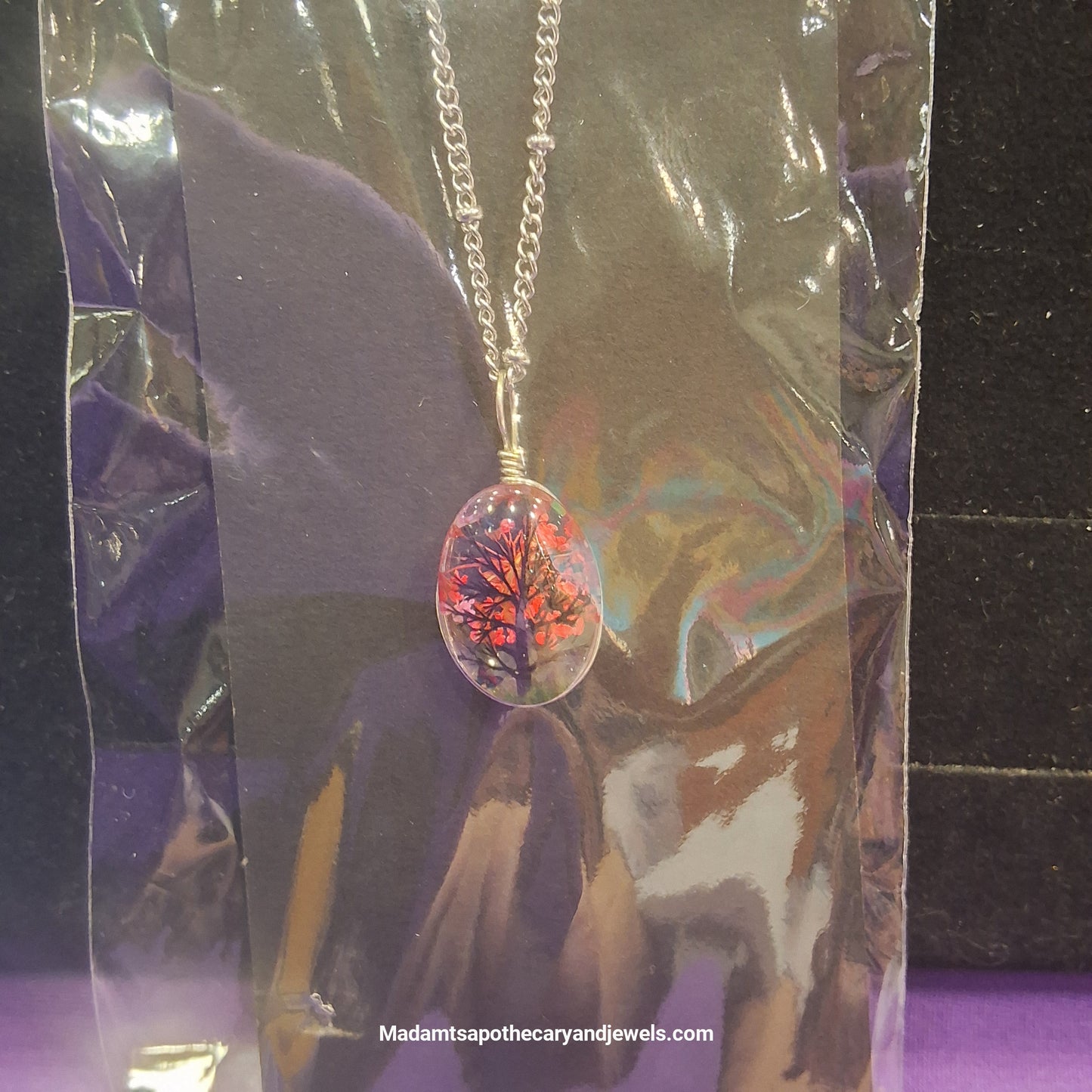 Tree of Life pendant close-up - nature-inspired jewelry