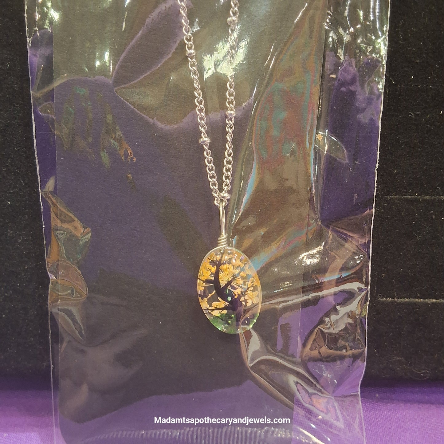 Tree of Life pendant close-up - nature-inspired jewelry