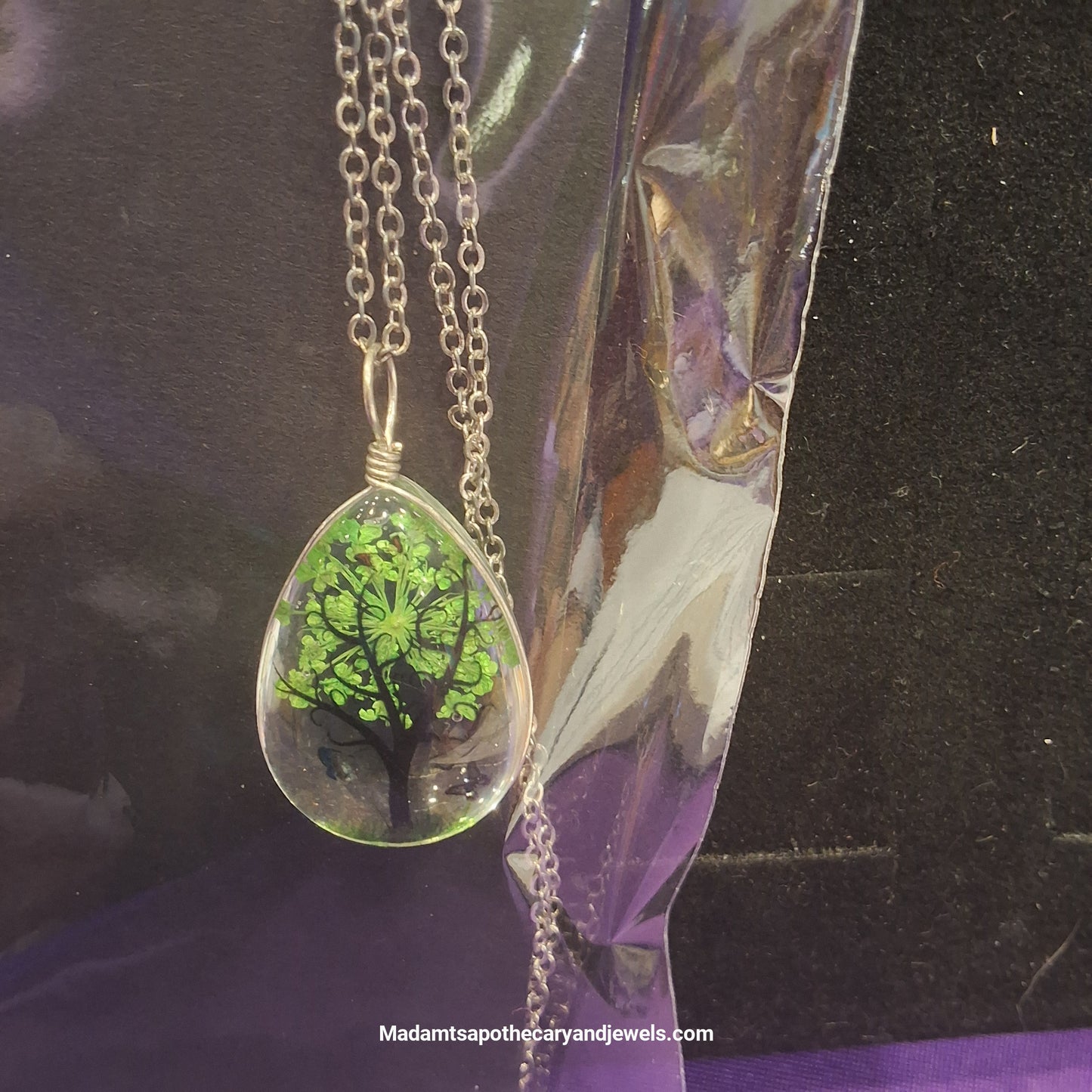 Tree of Life pendant close-up - nature-inspired jewelry