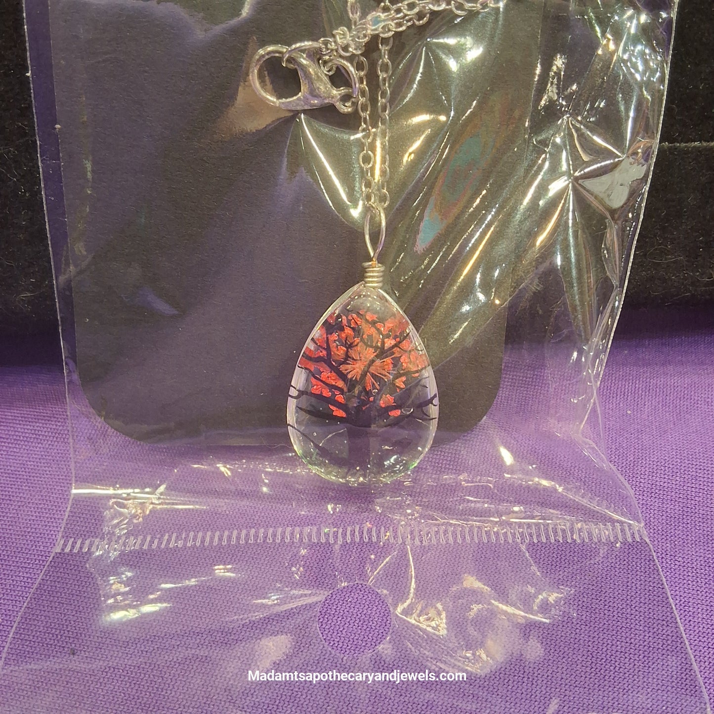 Tree of Life pendant close-up - nature-inspired jewelry