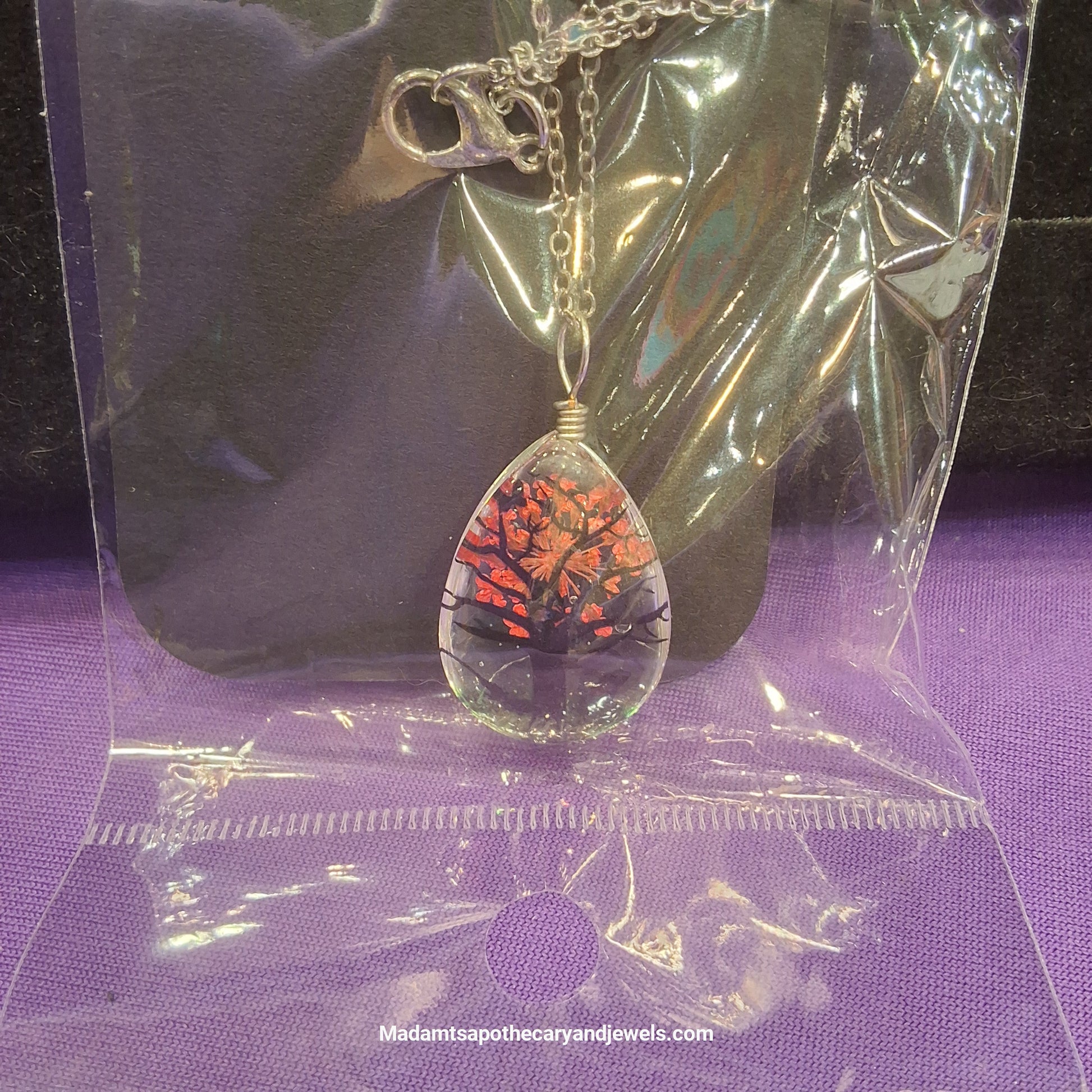 Tree of Life pendant close-up - nature-inspired jewelry