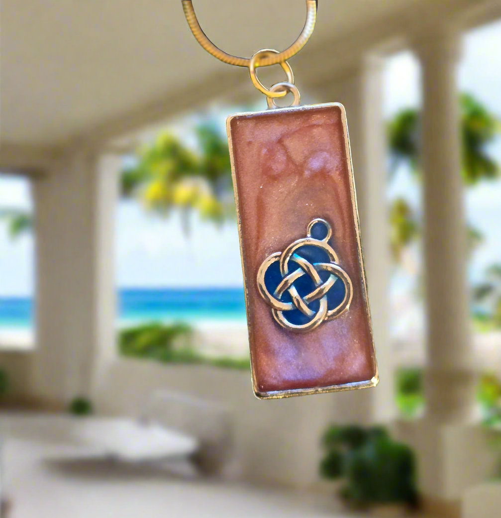 Stain Glass Pendant - elegant mosaic design