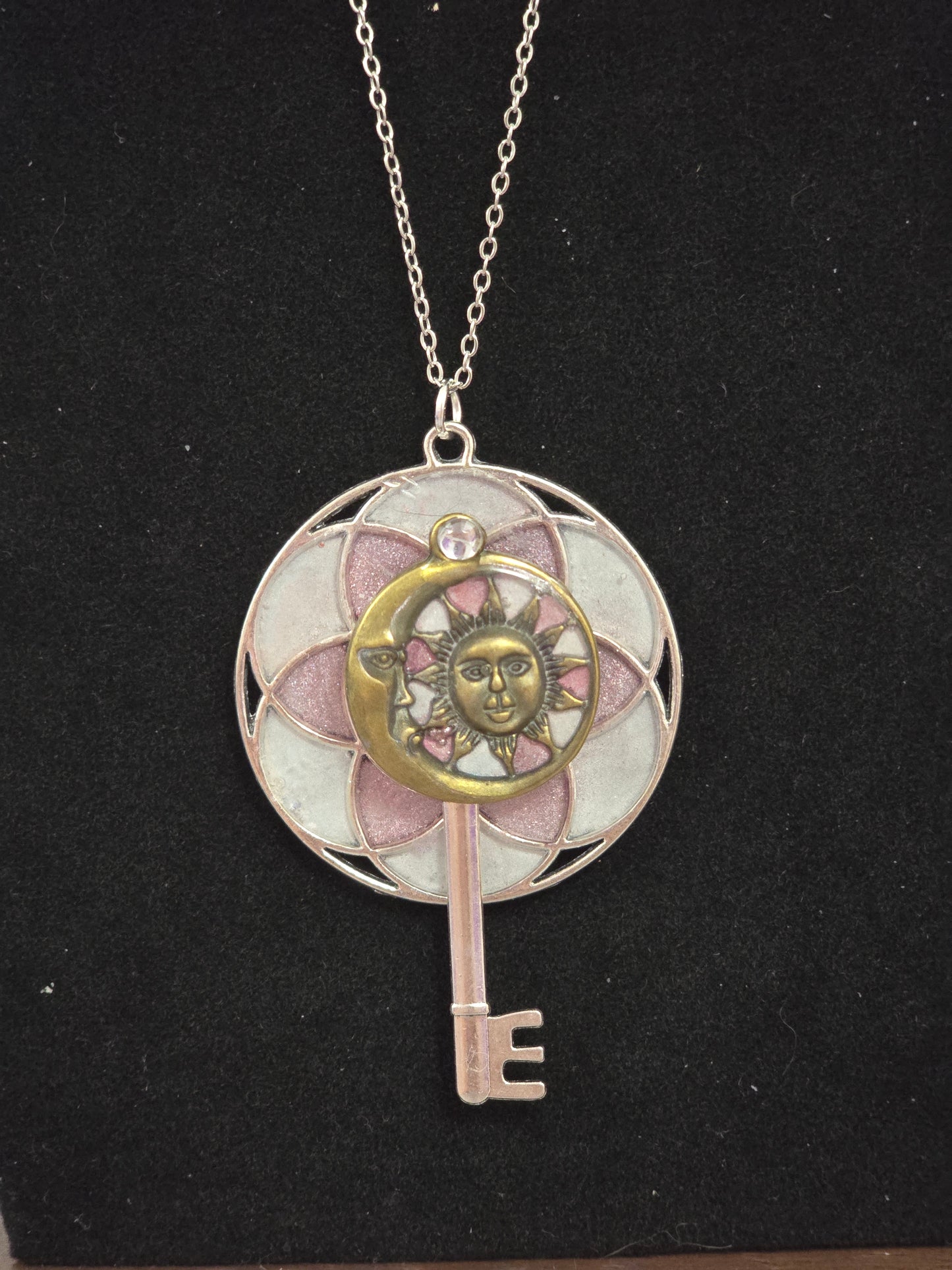 Skeleton Key Pendant - vintage-inspired necklace