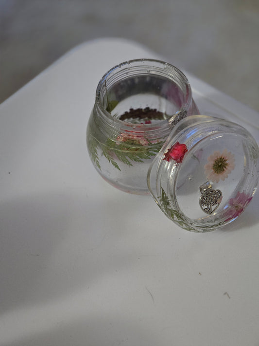 Clear Trinket Jar