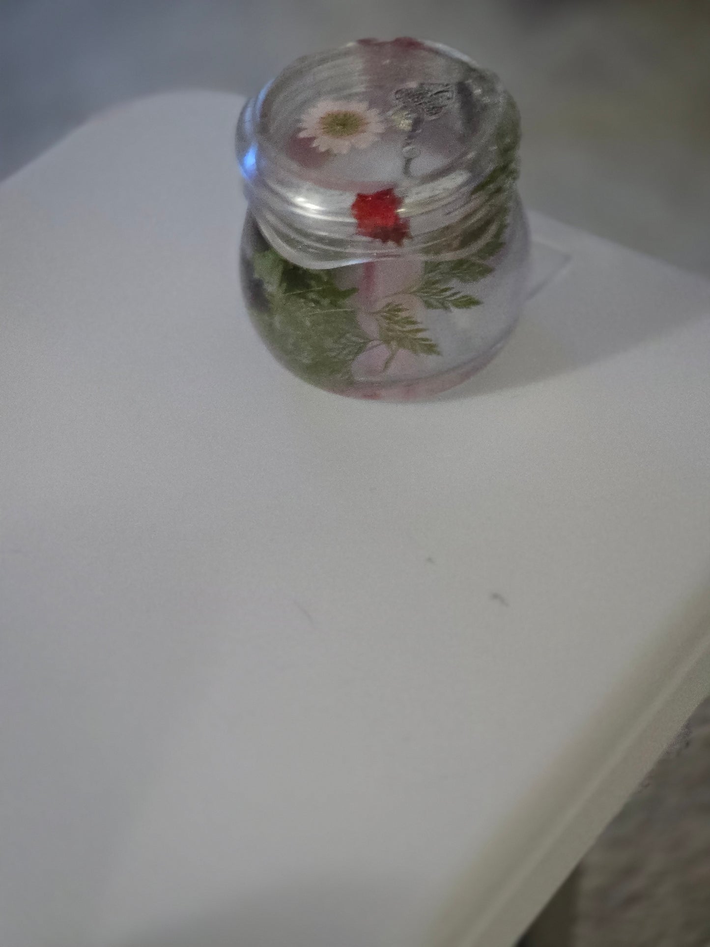 Clear Trinket Jar