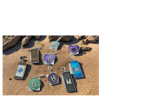 Alphabet Key Chains - personalized letter keychains