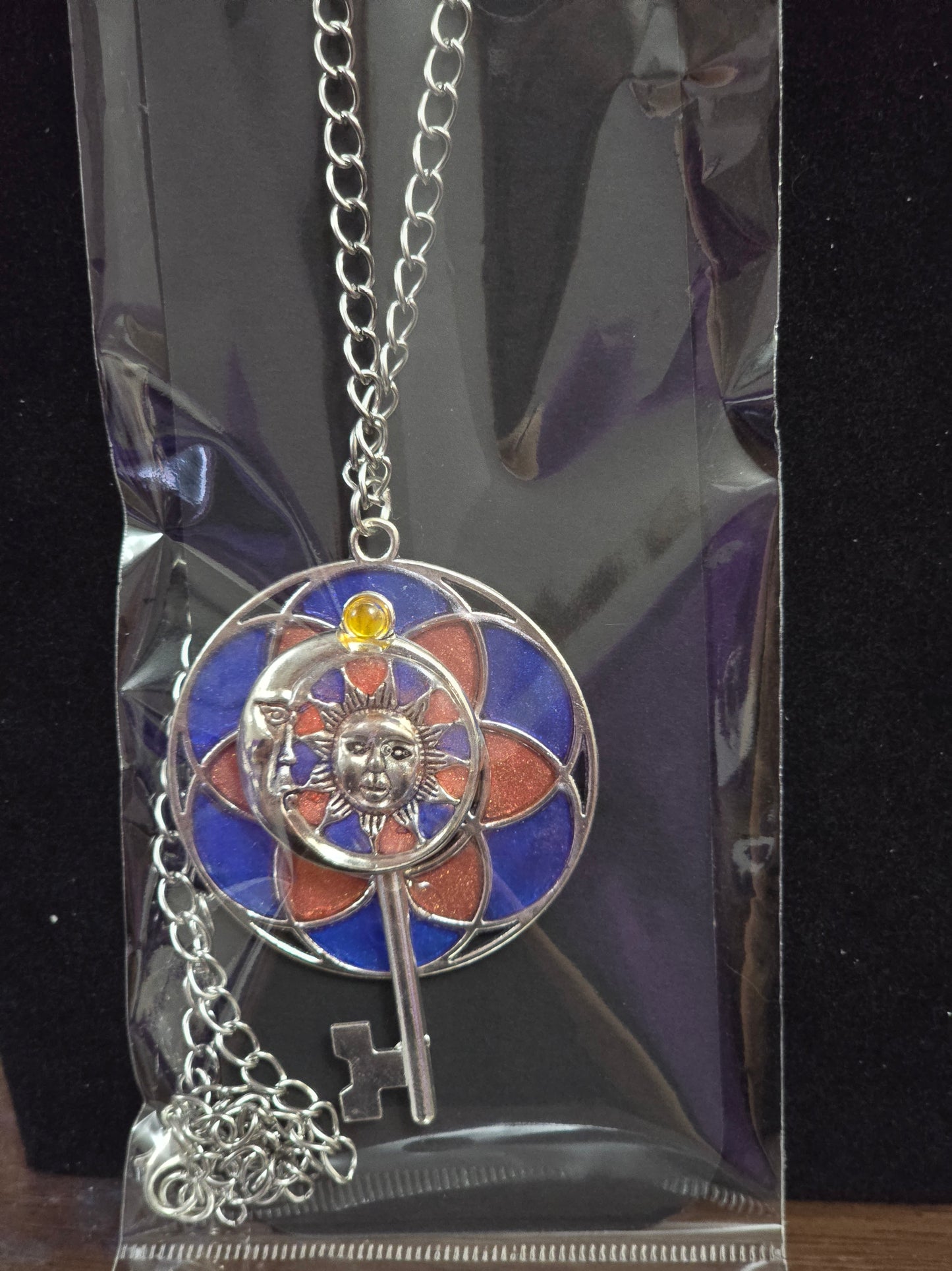 Skeleton Key Pendant - antique key jewelry