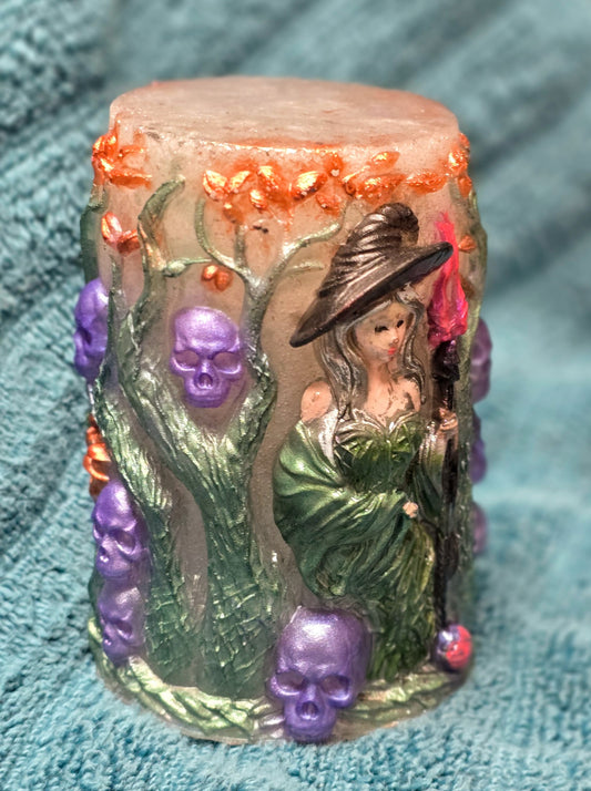 Water Witch resin art - elemental witchcraft decor