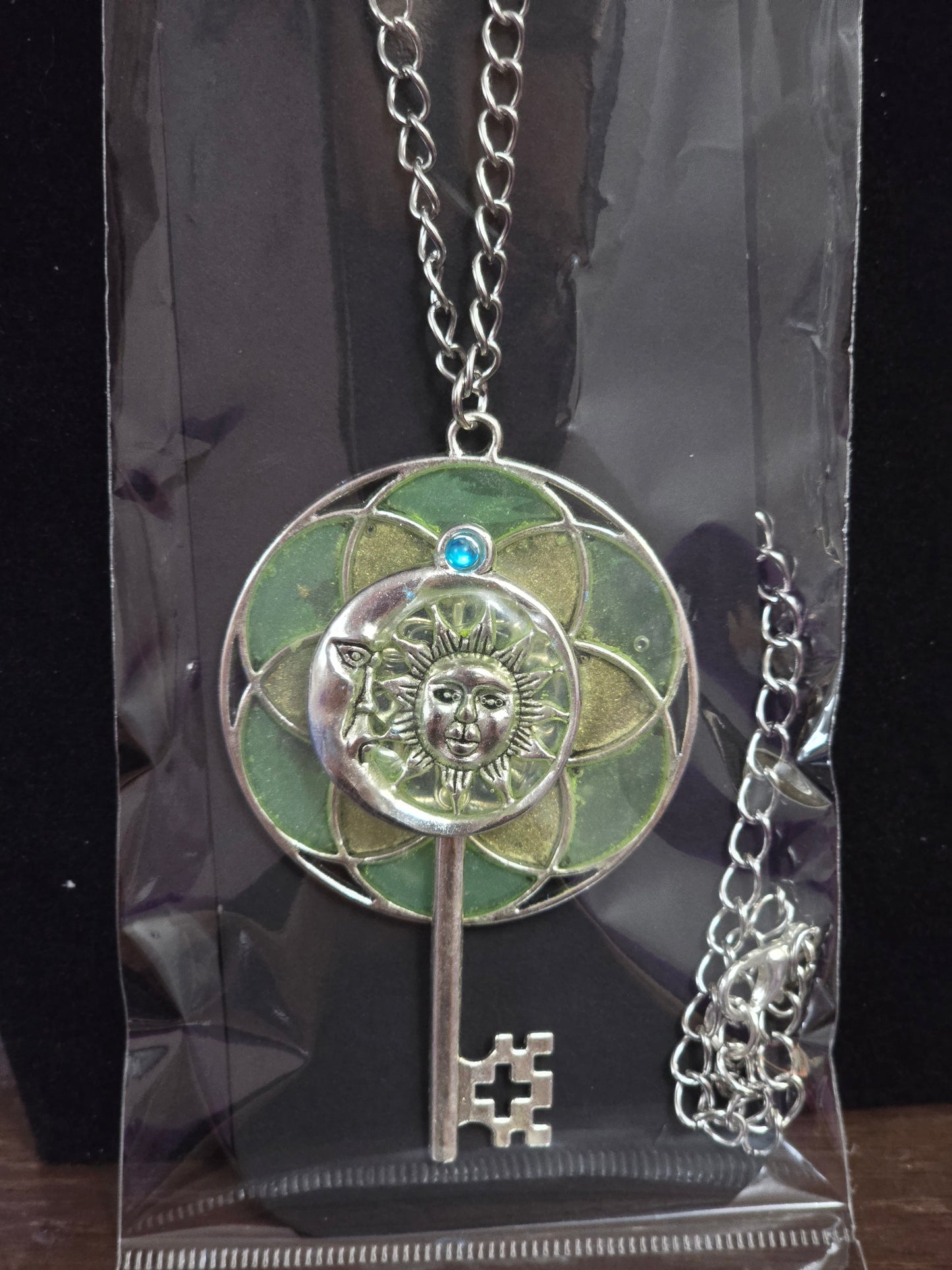 Skeleton Key Pendant - unique key jewelry